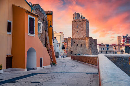 View of the castle in Termoli