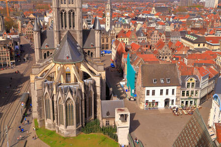 Crkva svetog Nikole i građevine u Gentu