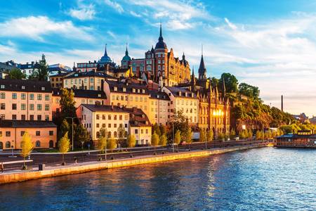 Θέα στην προβλήτα της Παλιάς πόλης της Στοκχόλμης