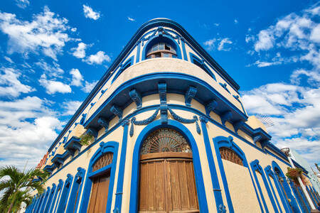 Facade of a house in Mazatlan