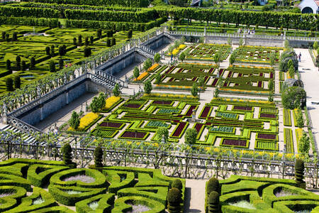 Garten des Schlosses Villandry