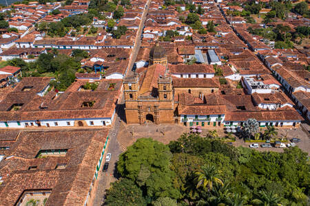Houses in the city of Barichara