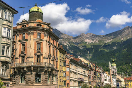 Houses in the center of Innsbruck