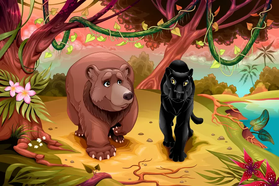 Baloo og Bagheera