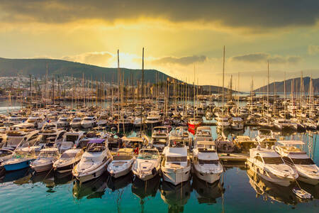 Yachts in Bodrum