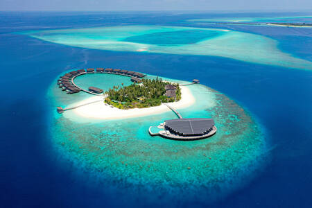 Приватний острів Кудаду, Мальдіви.