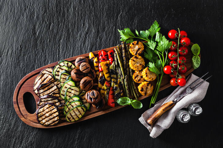 Grilled vegetables