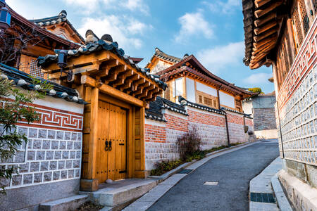 Tradičná kórejská dedina