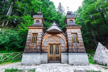 Russische Kapelle auf Vršić