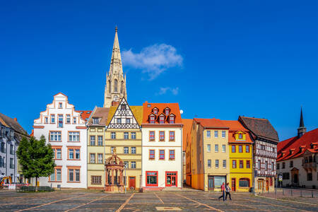 Place du marché à Merseburg