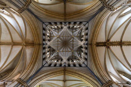 Plafond de la cathédrale anglaise