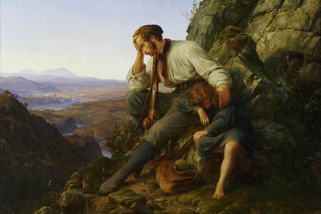 Карл Фридрих Лесинг: Разбойникът с детето си