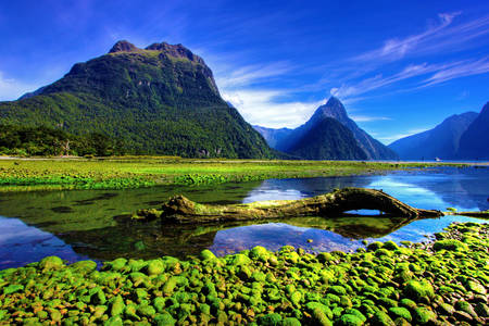 Új-Zéland tükrös tavai