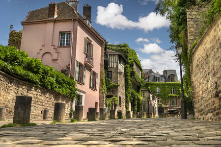 A historic street in Paris