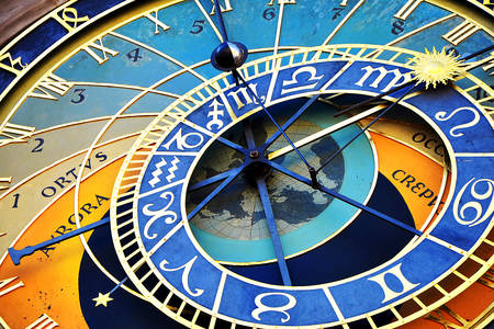 Астрономически циферблат в Пражкия астрономически часовник