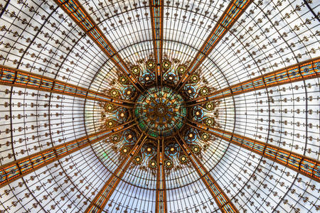 Sklenená kupola Galeries Lafayette