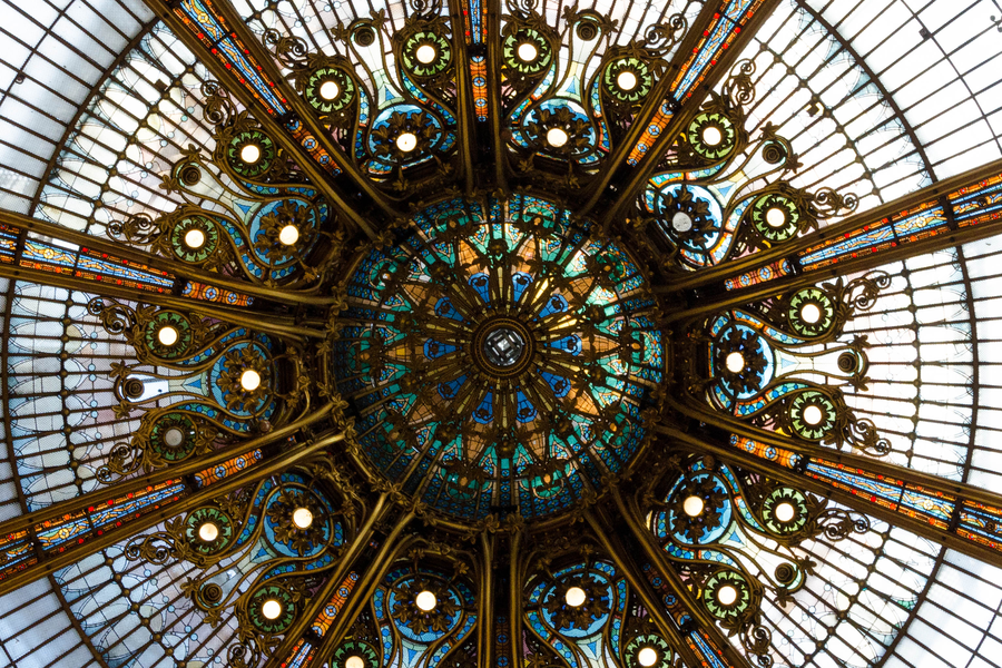 Galeries Lafayette glass dome