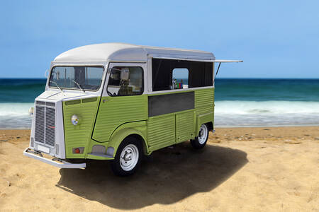 Bright food truck