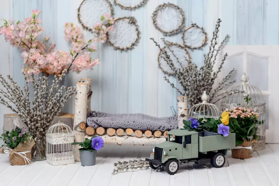 Decorations for Palm Sunday and Easter