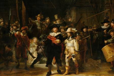 Rembrandt: "Éjjeli őrjárat"