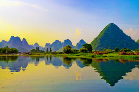 Li-floden i Yangshuo