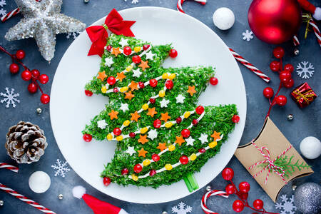 Salade "Sapin de Noël"