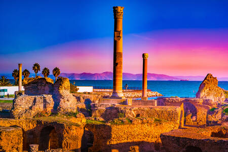 Sonnenuntergang in Karthago