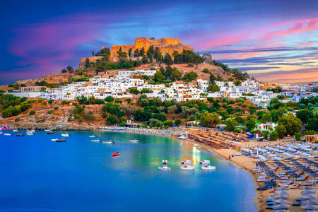 The city of Lindos