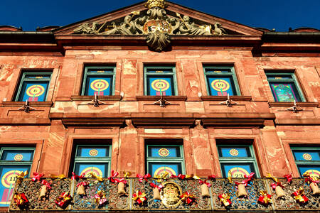 ハーナウの市庁舎のファサード