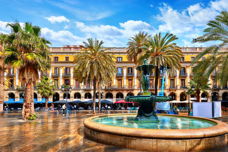 Fountain "Three Graces" on the Royal Square
