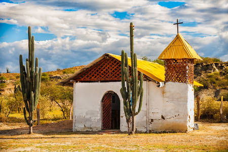 Tatacoa çölündeki kilise