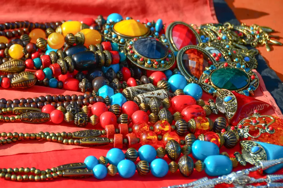Necklaces with large stones