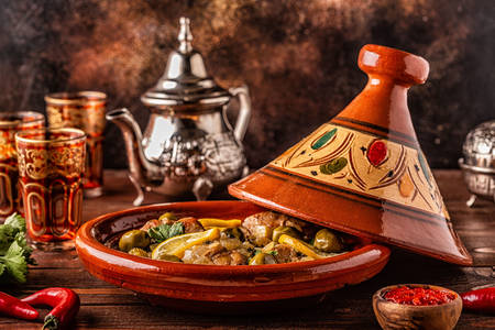 Poulet marocain en tajine