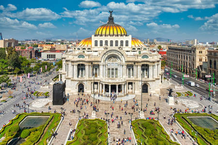 Szépművészeti palota Mexikóvárosban