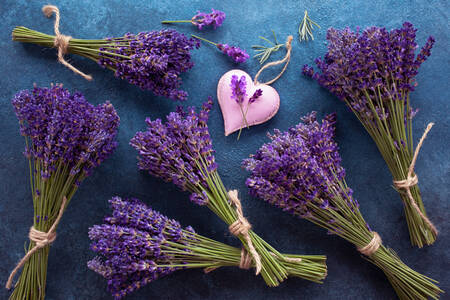 Bouquets of lavender