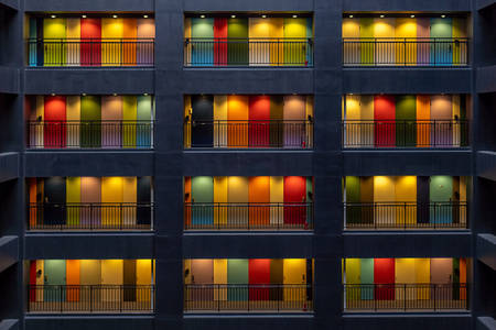 Colorful doors