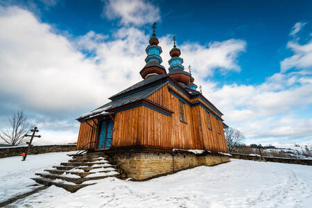 Wooden Orthodox church in Komańcza