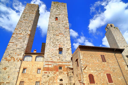Torres em San Gimignano