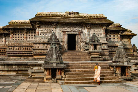 Hoysaleswara-tempel in Halebidu