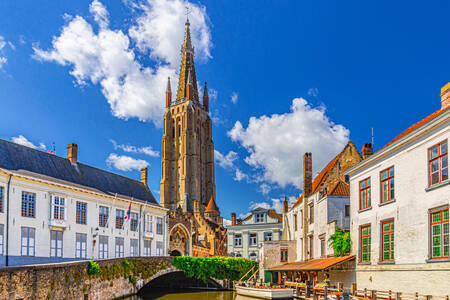 Historical buildings in Bruges