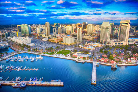 A view of downtown San Diego