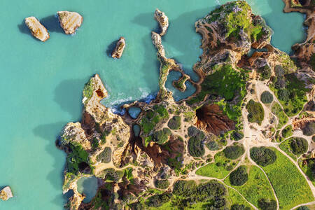 Retro interiørdesign for stue