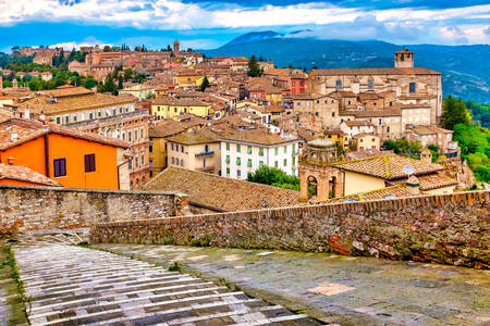The historic center of the city of Perugia