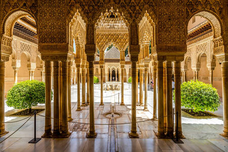 The Court of the Lions at the Alhambra
