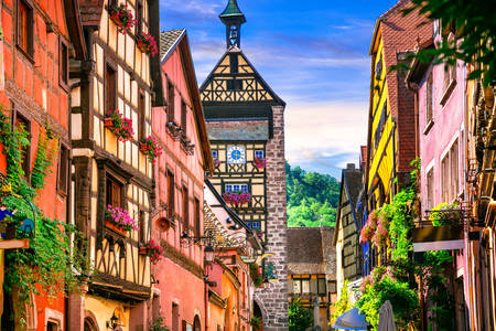 Die malerische Gemeinde Riquewihr