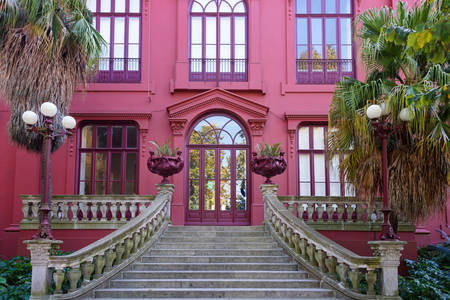 Główne wejście do ogrodu botanicznego w Porto