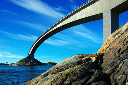 Carretera atlántica en Noruega