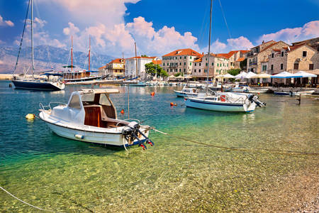 Harbor in Postira village