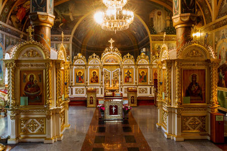 Interiör i Krasnogorsk -klostret