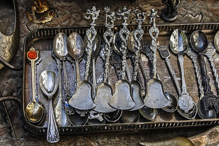 Antieke zilveren lepels